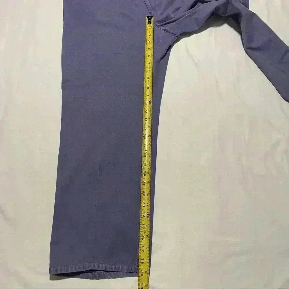 Peter Millar Crown Crafted Men's 40 Pants Purple MS15B84 Concord Garment Dyed